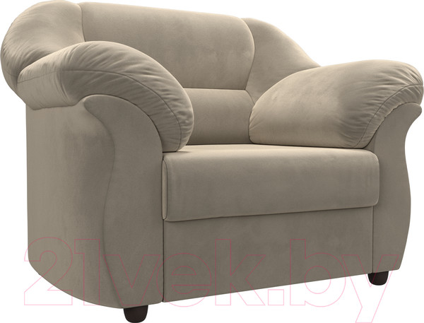 Изображение товара Кресло мягкое Лига Диванов Карнелла 240 / 105837 (микровельвет бежевый)
