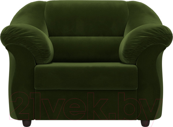 Изображение товара Кресло мягкое Лига Диванов Карнелла 240 / 105841 (микровельвет зеленый)