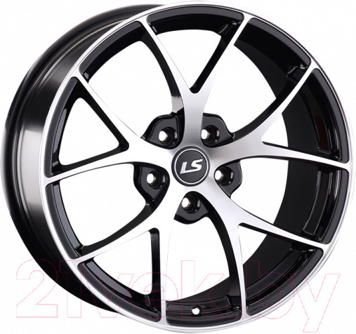 Изображение товара Литой диск LS wheels LS 845 18x8.5" 5x114.3мм DIA 67.1мм ЕТ 35мм BKF