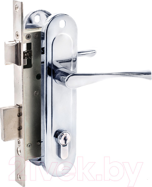 Изображение товара Замок врезной Зенит ЗВ7-70.4 / 00-00007688 (хром)