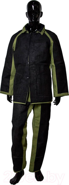 Изображение товара Комплект рабочей одежды Русская кожа Брезентовый со спилком (р-р 60-62/170-176)