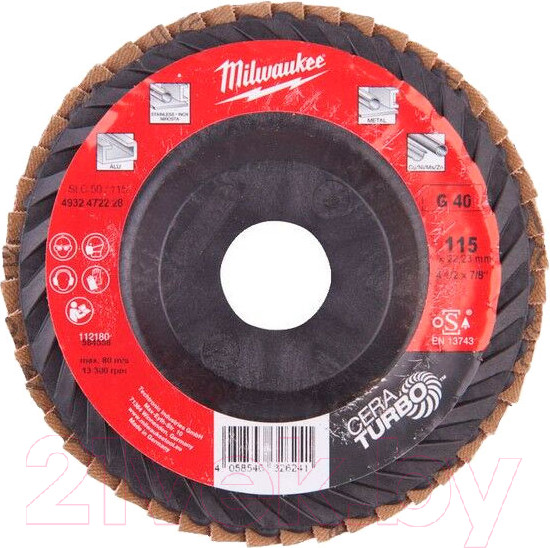 Изображение товара Шлифовальный круг Milwaukee 4932472228