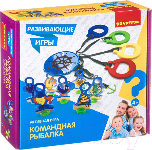 Изображение товара Развивающая игра Bondibon Командная рыбалка / ВВ4446