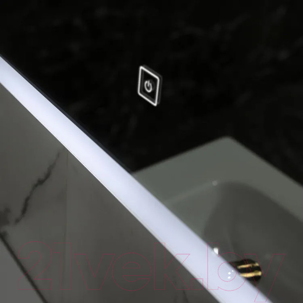 Изображение товара Зеркало Пекам Marta 50x60 / marta-50x60s (с подсветкой и сенсором на прикосновение)