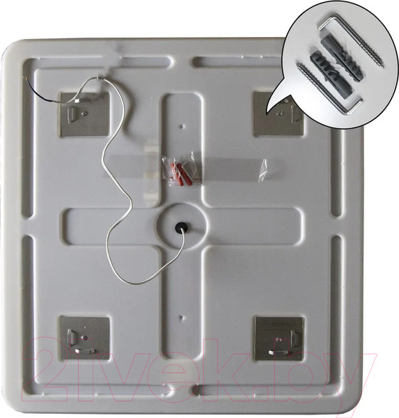 Изображение товара Зеркало Пекам Marta 60x60 / marta-60x60s (с подсветкой и сенсором на прикосновение)