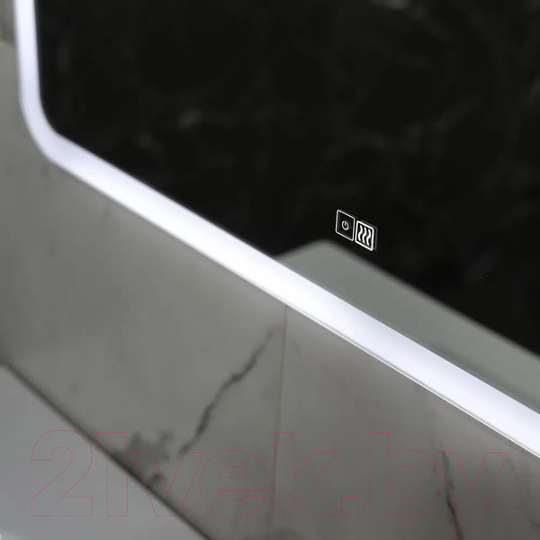 Изображение товара Зеркало Пекам Marta 60x80 / marta-60x80sp (с подсветкой, подогревом и сенсором на прикосновение)