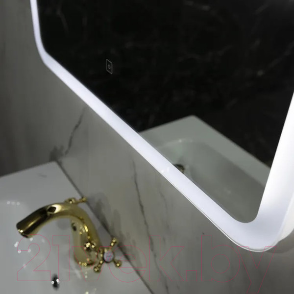 Изображение товара Зеркало Пекам Marta 80x80 / marta-80x80s (с подсветкой и сенсором на прикосновение)