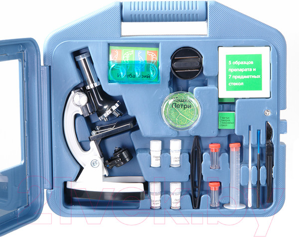 Изображение товара Микроскоп оптический Микромед 100x-900x / 23322 (кейс)