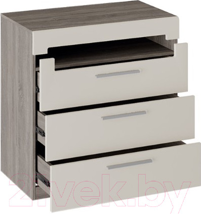 Изображение товара Комод ТриЯ Фьюжн ТД-260.04.01 (бежевый/дуб сонома трюфель)