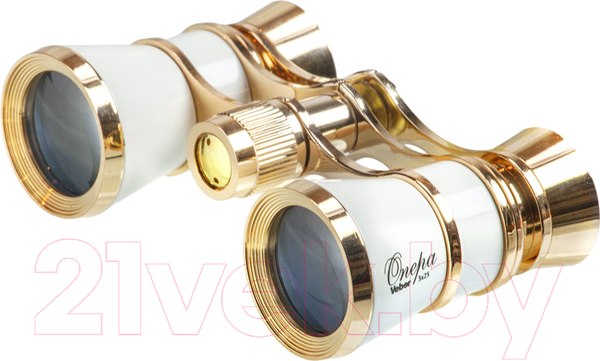 Изображение товара Театральный бинокль Veber БГЦ 3x25 B01 / 10991 (белый)