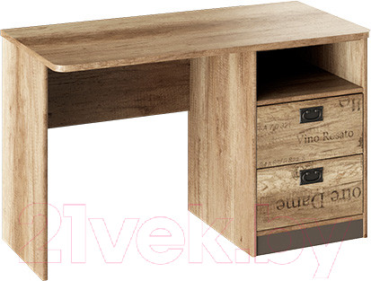 Изображение товара Письменный стол ТриЯ Пилигрим ТД-276.15.02 (дуб каньон светлый/серый)