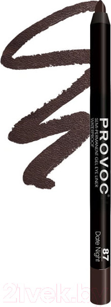 Изображение товара Карандаш для глаз Provoc Gel Eye Liner 87 Date night