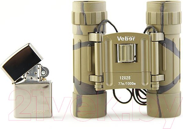 Изображение товара Бинокль Veber Sport БН 12x25 / 11010 (камуфляж)