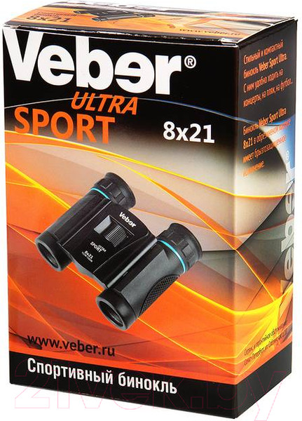 Изображение товара Бинокль Veber Ultra Sport БН 8x21 / 22296 (черный)