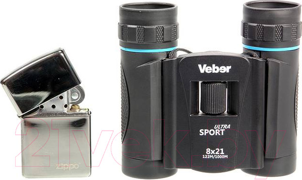 Изображение товара Бинокль Veber Ultra Sport БН 8x21 / 22296 (черный)