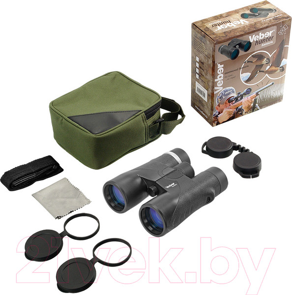 Изображение товара Бинокль Veber Hunter 8х42 / 25648 (черный)