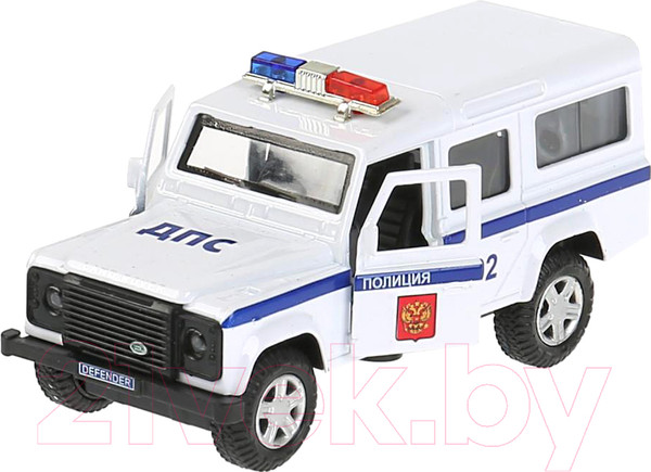 Изображение товара Автомобиль игрушечный Технопарк Land Rover Defender. Полиция / DEFENDER-12POL-WH