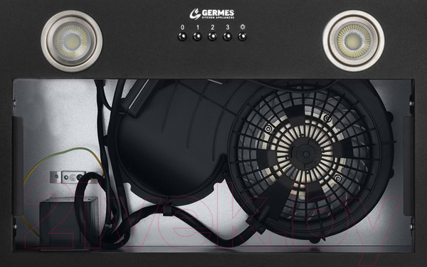 Изображение товара Вытяжка скрытая Germes York 60 (черный)