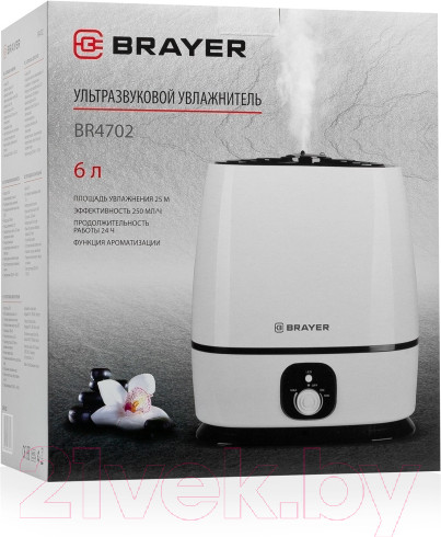 Изображение товара Ультразвуковой увлажнитель воздуха Brayer BR4702