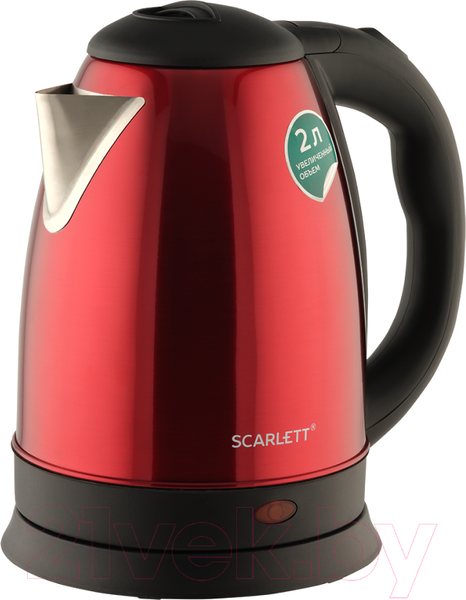 Изображение товара Электрочайник Scarlett SC-EK21S76 (красный)