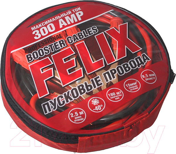 Изображение товара Стартовые провода FELIX 411040106 (300A)
