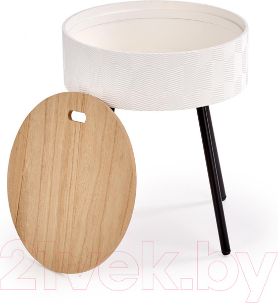 Изображение товара Журнальный столик Halmar Aura (белый матовый)