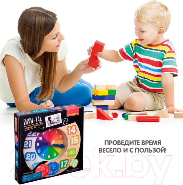 Изображение товара Развивающая игра Bondibon Чудо часики Тики-Так / ВВ4189