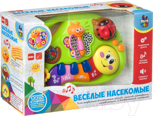 Изображение товара Развивающая игрушка Bondibon Веселые насекомые / ВВ4544