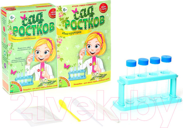 Изображение товара Набор для опытов Bondibon Японские опыты. Сад ростков / ВВ1134