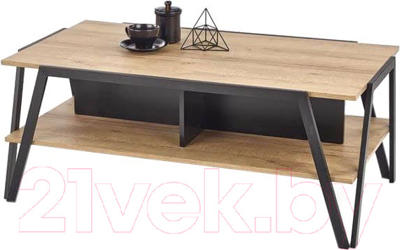 Изображение товара Журнальный столик Halmar Volta (дуб золотой/черный)