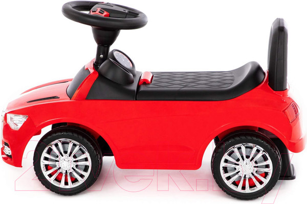 Изображение товара Каталка детская Полесье SuperCar №2 со звуковым сигналом / 84545 (красный)