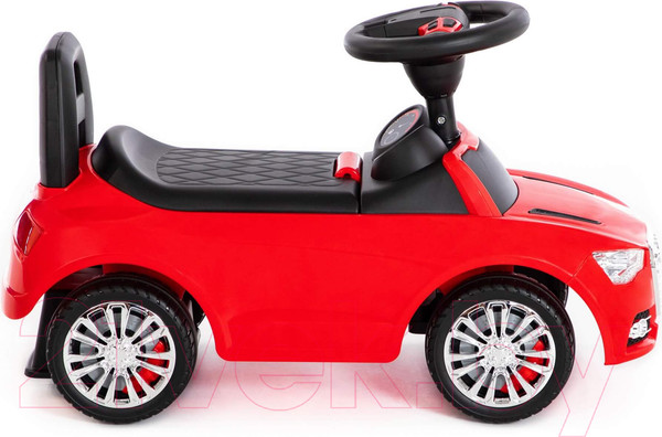 Изображение товара Каталка детская Полесье SuperCar №2 со звуковым сигналом / 84545 (красный)