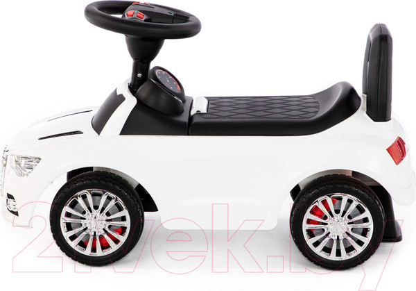 Изображение товара Каталка детская Полесье SuperCar №2 со звуковым сигналом / 84552 (белый)