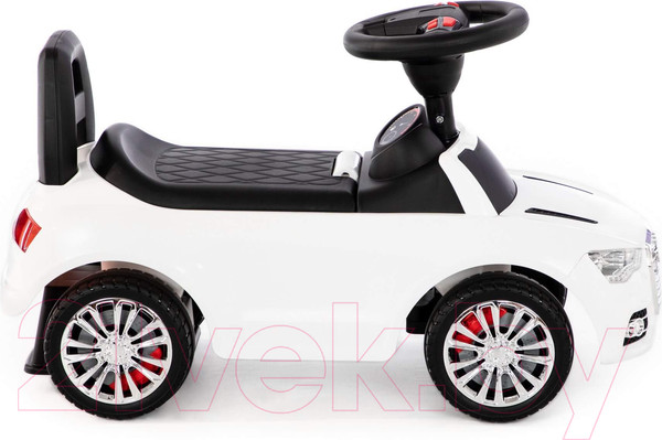 Изображение товара Каталка детская Полесье SuperCar №2 со звуковым сигналом / 84552 (белый)