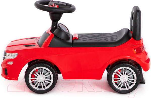 Изображение товара Каталка детская Полесье автомобиль SuperCar №6 со звуковым сигналом / 84590 (красный)