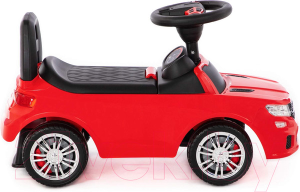 Изображение товара Каталка детская Полесье автомобиль SuperCar №6 со звуковым сигналом / 84590 (красный)