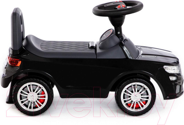 Изображение товара Каталка детская Полесье SuperCar №6 со звуковым сигналом / 84613 (черный)
