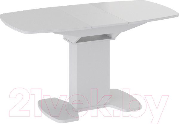 Изображение товара Обеденный стол ТриЯ Портофино СМ(ТД)-105.01.11(1) (белый глянец/стекло белое)