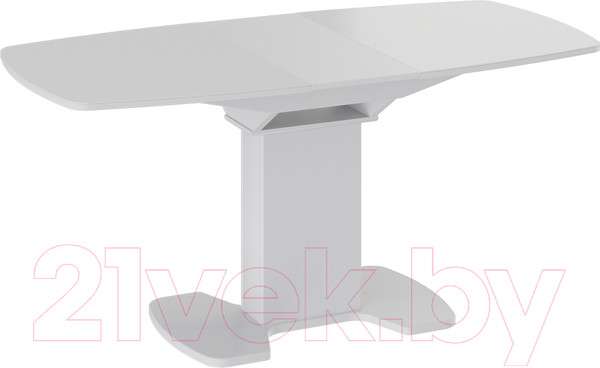 Изображение товара Обеденный стол ТриЯ Портофино СМ(ТД)-105.02.11(1) (белый глянец/стекло белое)