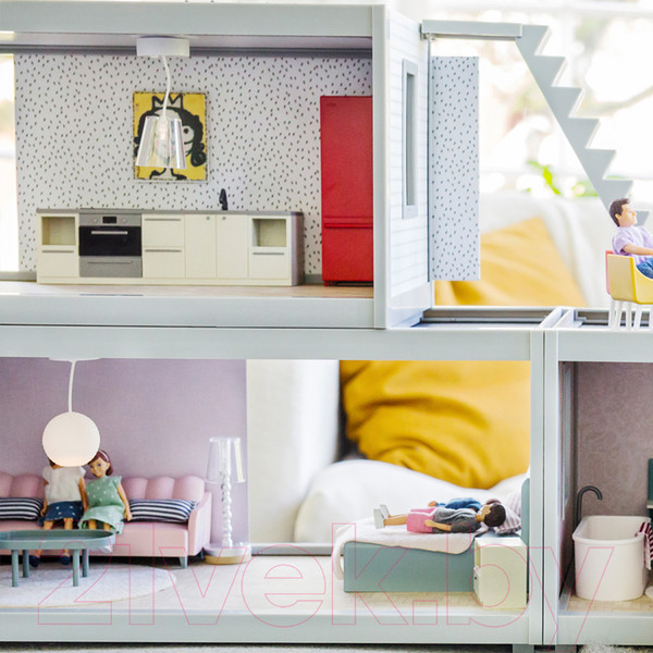 Изображение товара Комплект аксессуаров для кукольного домика Lundby Спальня / LB-60306400