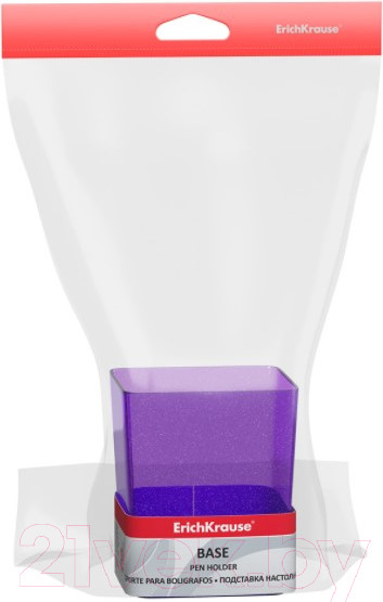 Изображение товара Подставка настольная Erich Krause Base, Glitter / 53239 (сиреневый)