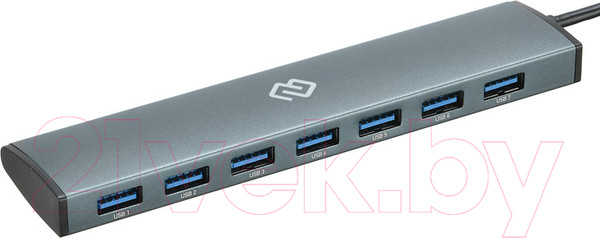 Изображение товара USB-хаб Digma HUB-7U3.0С-UC-G (серый)