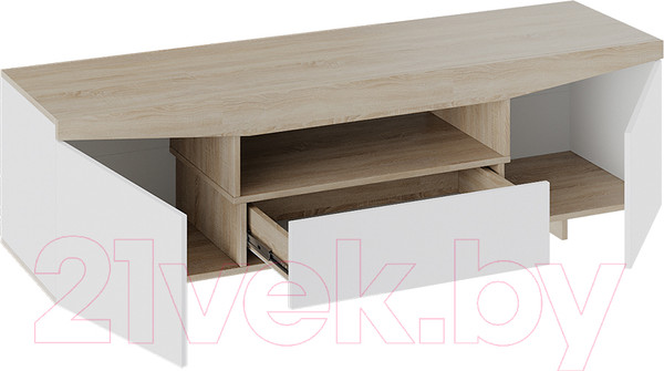 Изображение товара Тумба ТриЯ ТВ тип 1 (белый ясень/дуб сонома)