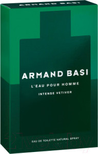 Изображение товара Туалетная вода Armand Basi L'eau Pour Homme Intense Vetiver (125мл)
