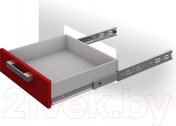 Изображение товара Комплект направляющих мебельных Boyard DB4501Zn/250