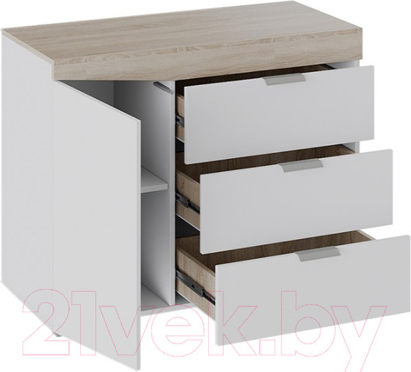 Изображение товара Тумба ТриЯ Тип 1 (дуб сонома/белый ясень)