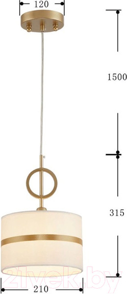 Изображение товара Потолочный светильник FAVOURITE 2634-1P