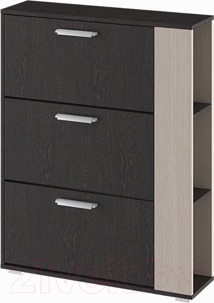 Изображение товара Тумба для обуви ТриЯ Эрика тип 1 (венге цаво/дуб молочный)