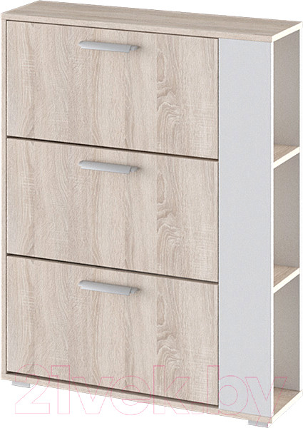 Изображение товара Тумба для обуви ТриЯ Эрика тип 1 (дуб сонома/белый ясень)