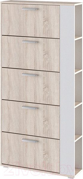 Изображение товара Тумба для обуви ТриЯ Эрика тип 2 (дуб сонома/белый ясень)